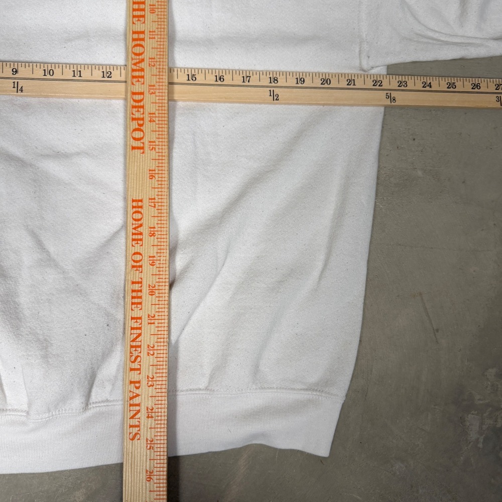 Vintage Happy Holidays Schnuck‎ Confectionery graphic Sweatshirt White L - Picture 6 of 7